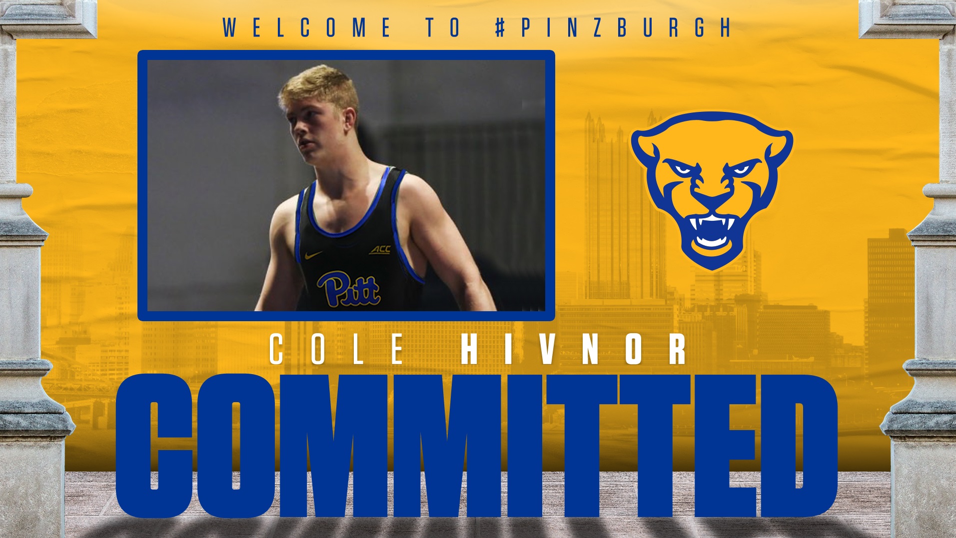 Pitt Wrestling Signs Five Future Panthers from Class of 2021 Cole Hivnor NLI
