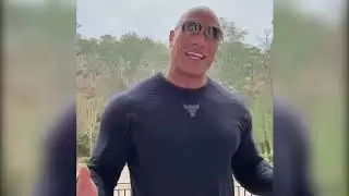 The Rock Hypes "Young Rock" Series On NBC After Production Begins In Australia (Photos)
