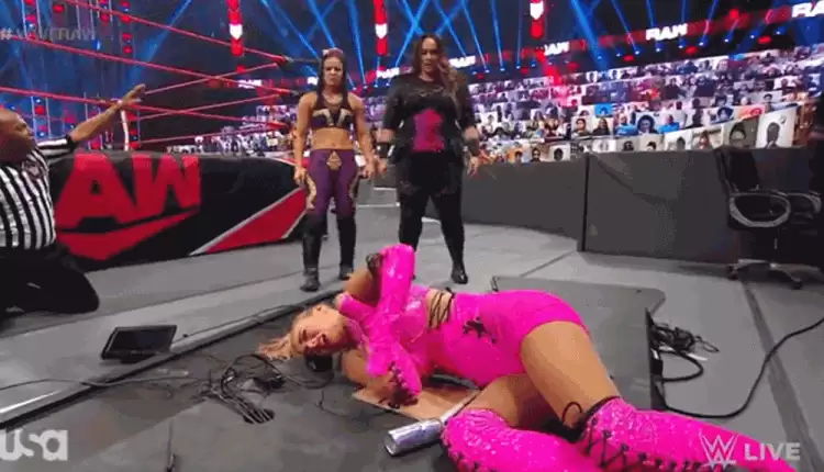 WWE Raw: Nia Jax put Lana through a table again