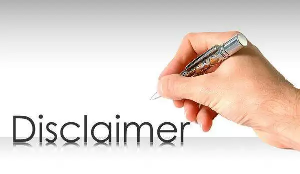 Disclaimer Disclaimer