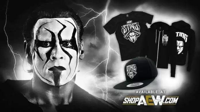 AEW Releases New Sting Merchandise And Theme, Fan Video Of His Entrance On Dynamite