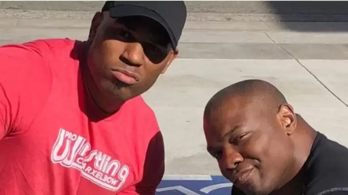 PHOTO: Shelton Benjamin dedicates WWE Raw Tag Team Title win to Shad Gaspard