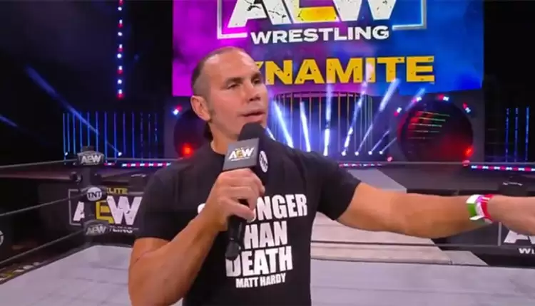 Matt Hardy reveals on Twitter he was in a car accident