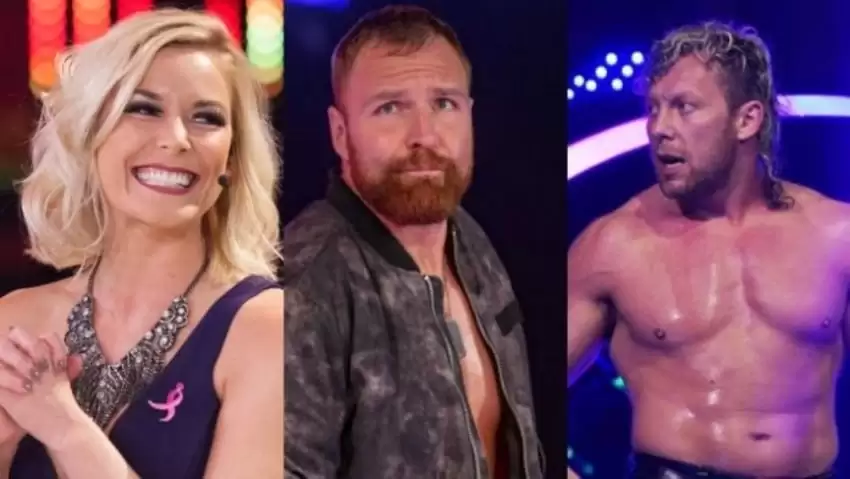 Renee Paquett responds to Jon Moxley in Barbed Wire Match