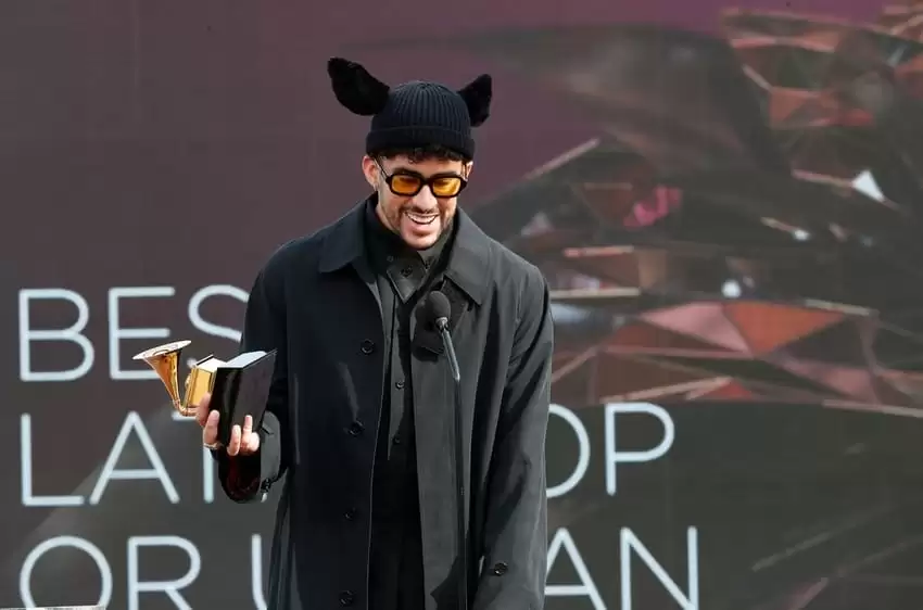 Bad Bunny wins his first-ever Grammy on Sunday