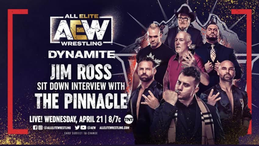 JIm Ross to interview The Pinnacle on Wednesday