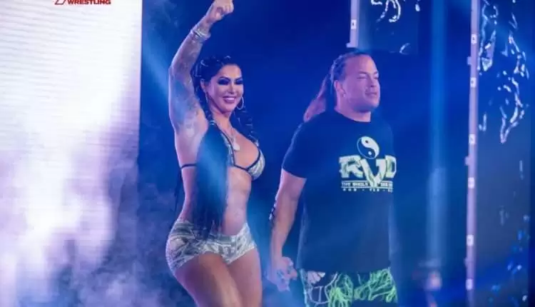 Rob Van Dam and Katie Forbes were married Thursday night in Las Vegas -