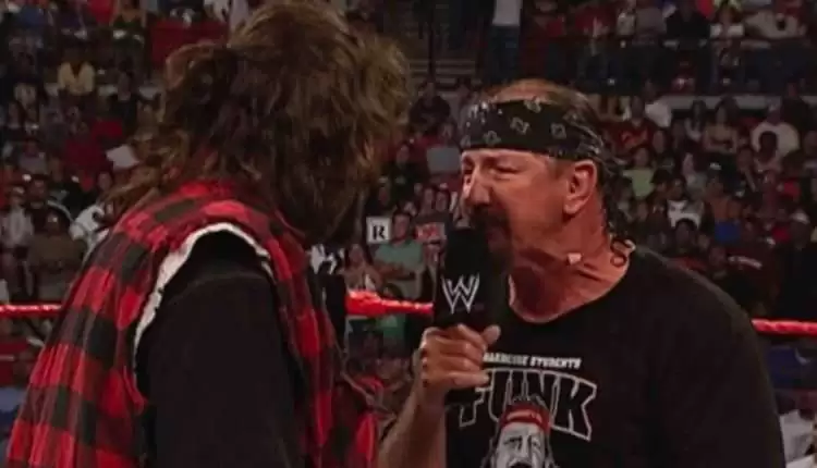 WWE Hall of Famers Mick Foley and Terry Funk Reunite -