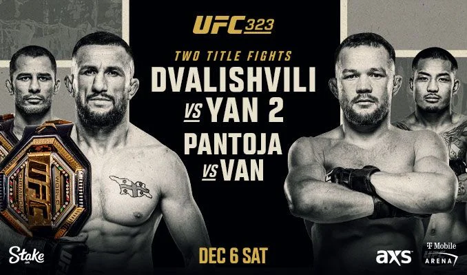 Watch UFC 323: Dvalishvili vs. Yan 2 II 2025 12/6/25 Full Show Online Free