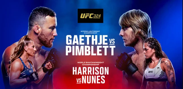 Watch UFC 324: Gaethje vs. Pimblett 2026 1/24/26 Full Show Online Free
