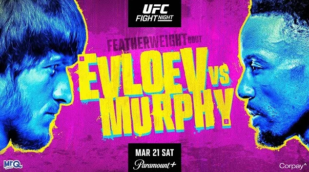 UFC London: Movsar Evloev vs. Lerone Murphy Full Fight Replay Full Show Online Free